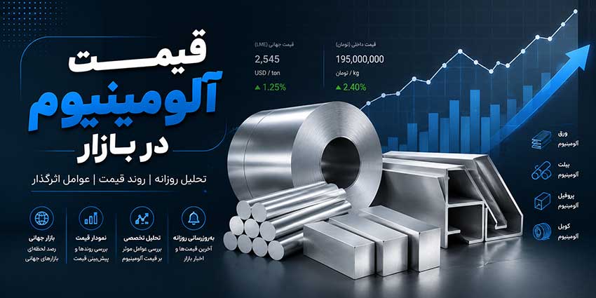 قیمت روز آلومینیوم 05-05-1405